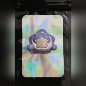 Purple Star-Shaped Keychain